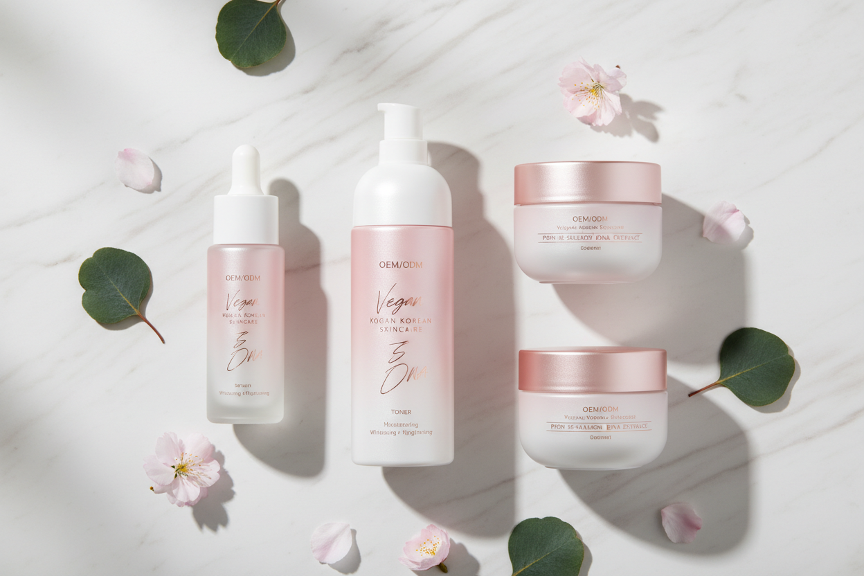 Oem/odm Vegan Korean Pdrn Salmon Dna Facial Skincare Set Moisturizing Whitening Repairing Brightening Face Skin Care Set